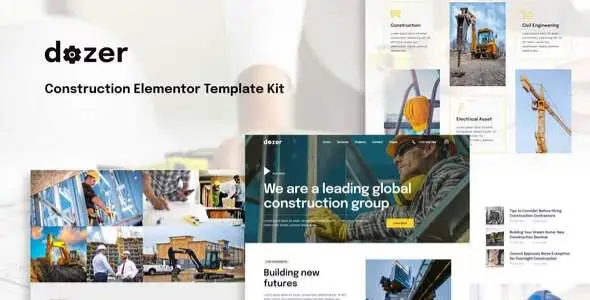 Dozer – Construction Elementor Template Kit