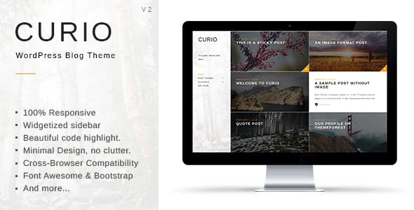 Curio – Responsive Minimal Blog Theme